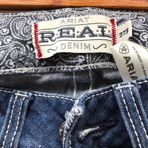 Ariat real denim